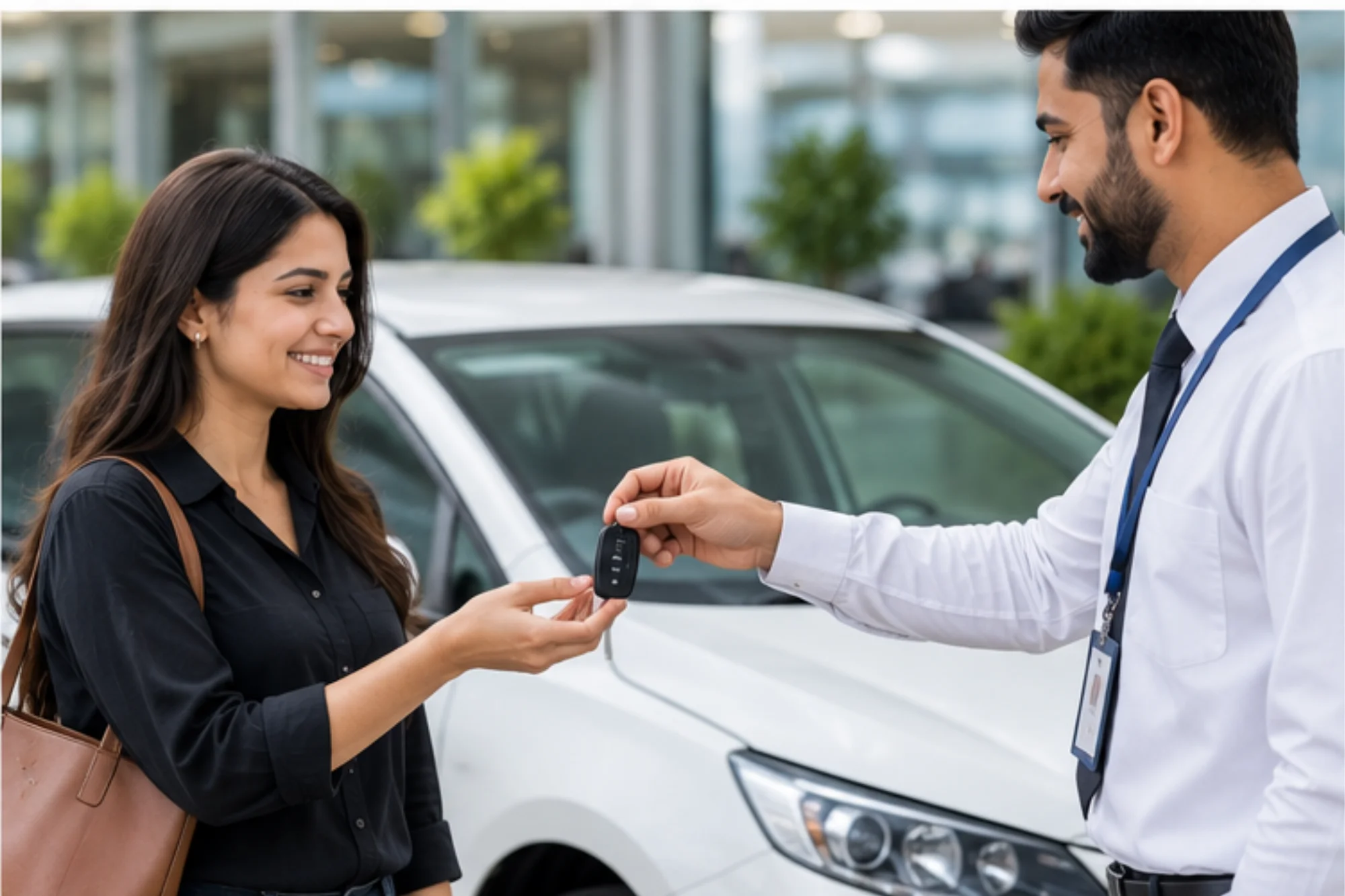Car rental vehicle