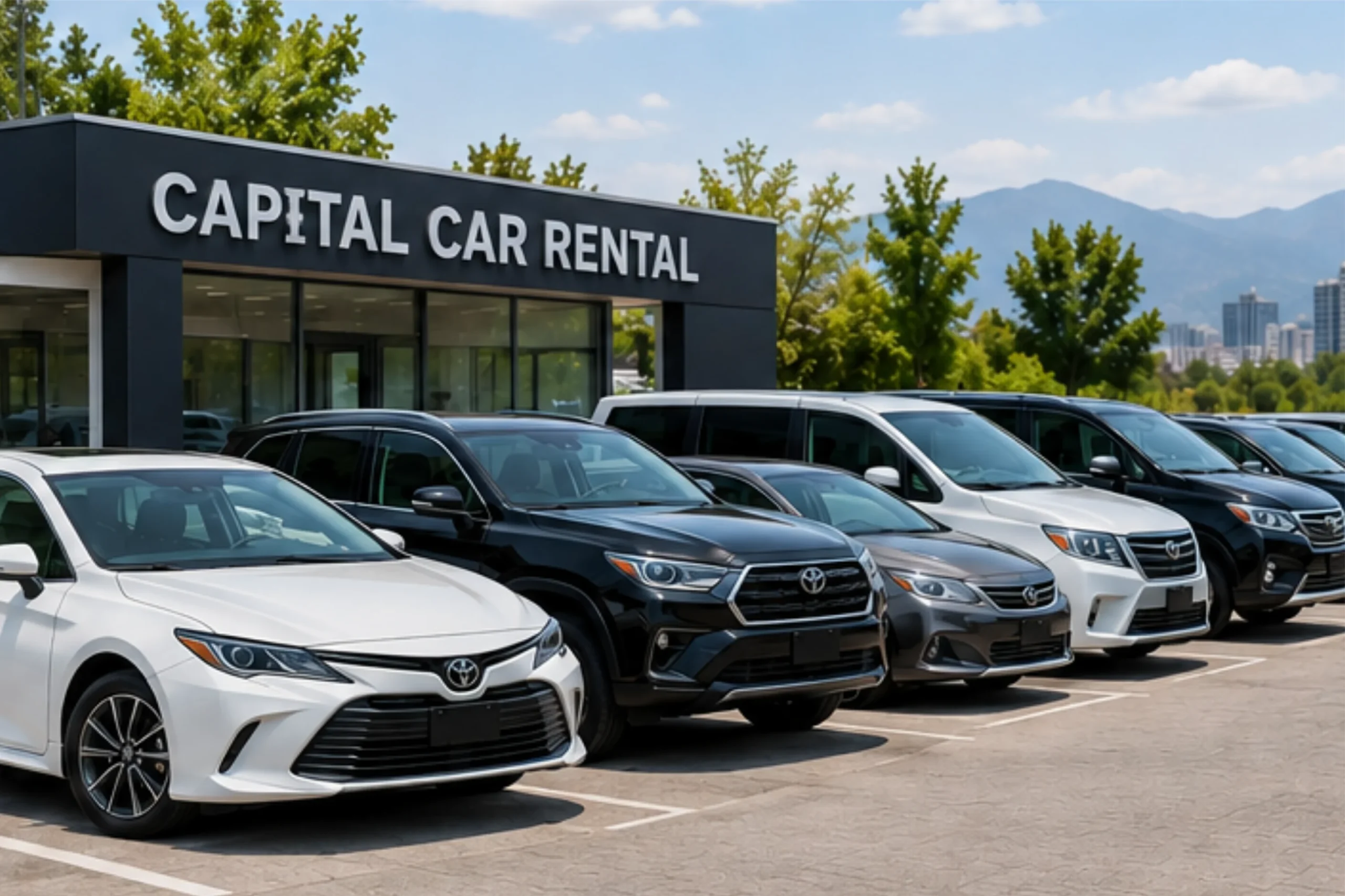 Car rental vehicle